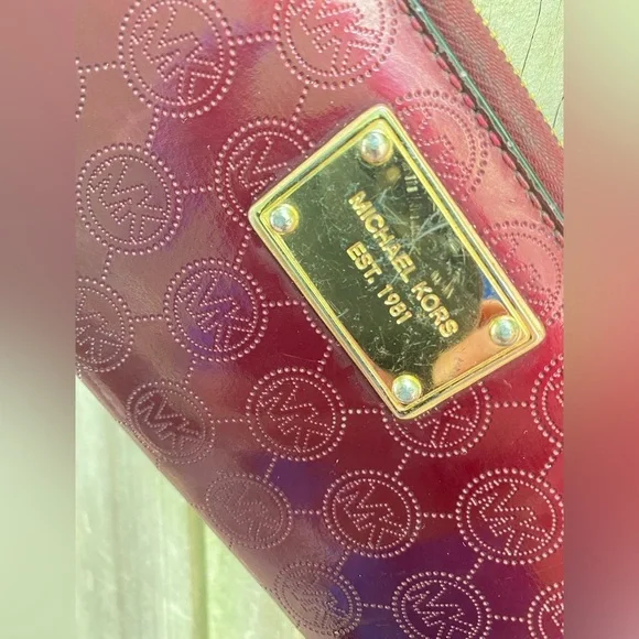 Michael Kors Burgundy Wallet - Picture 5 of 5